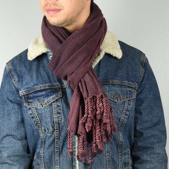 Maroon Scarf - Picture 2 of 2